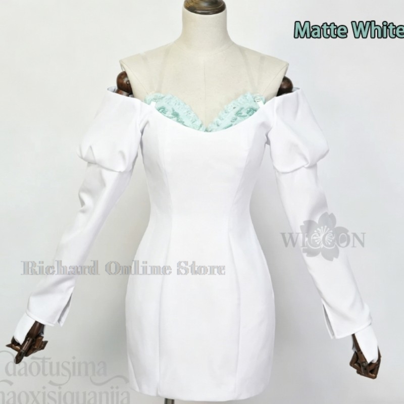 Anime Cosplay Online Store - متجر ريتشارد الإلكتروني: فستان أبيض جديد