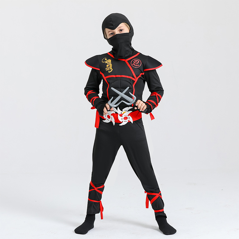 زي نينجا للأولاد مع إكسسوارات، - مراجعة Anime Cosplay Outfit Ideas وسعره