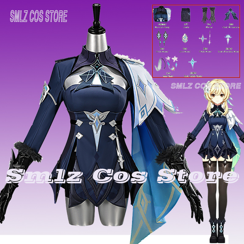 زي تنكري لشخصية لومين من لعبة  - مراجعة Anime Cosplay Girl Costume وسعره