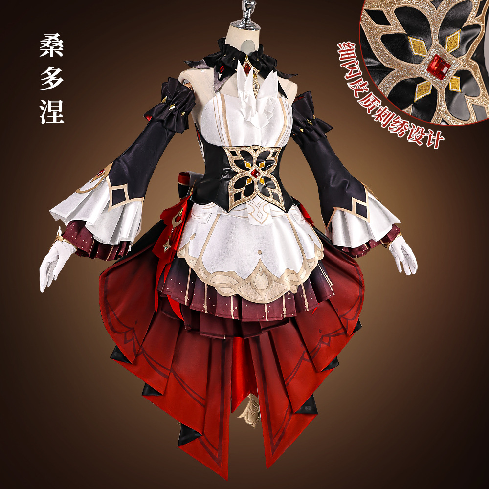 زي تنكري لشخصية ساندروني من لع - مراجعة Anime Cosplay Women وسعره