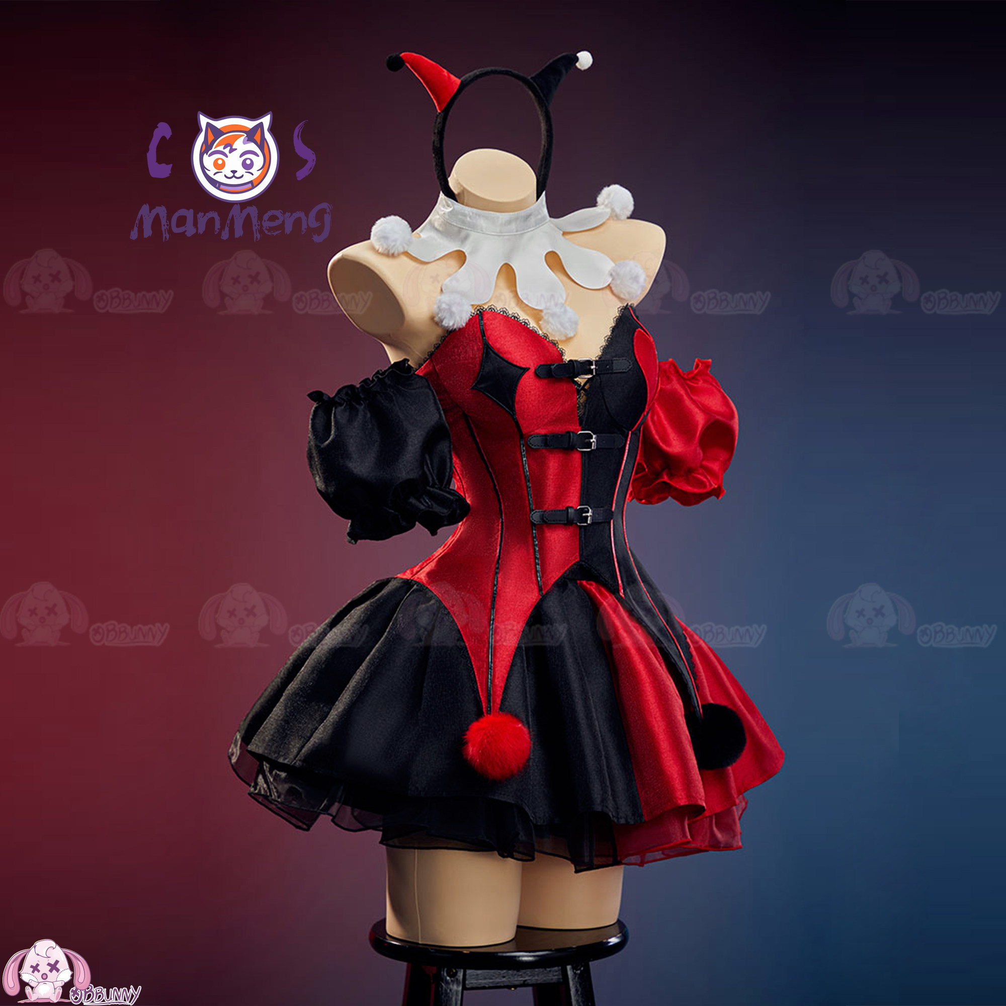 تنورة خصر جديدة بتصميم مهرج عل - مراجعة Cosplay Anime Black وسعره