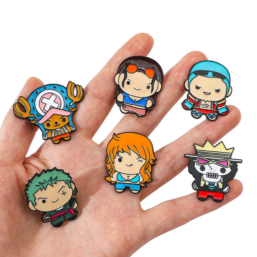 9 قطع دبابيس كرتونية إبداعية م - مراجعة Anime Cosplay One Piece وسعره
