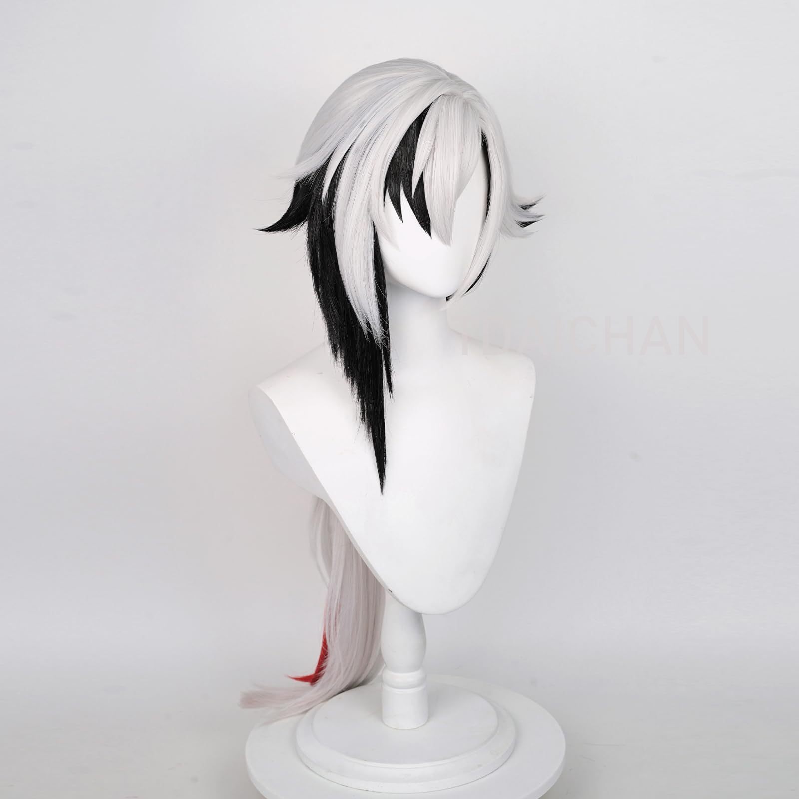 شعر مستعار تنكري طويل من جينشي - مراجعة Cosplay Anime Black وسعره