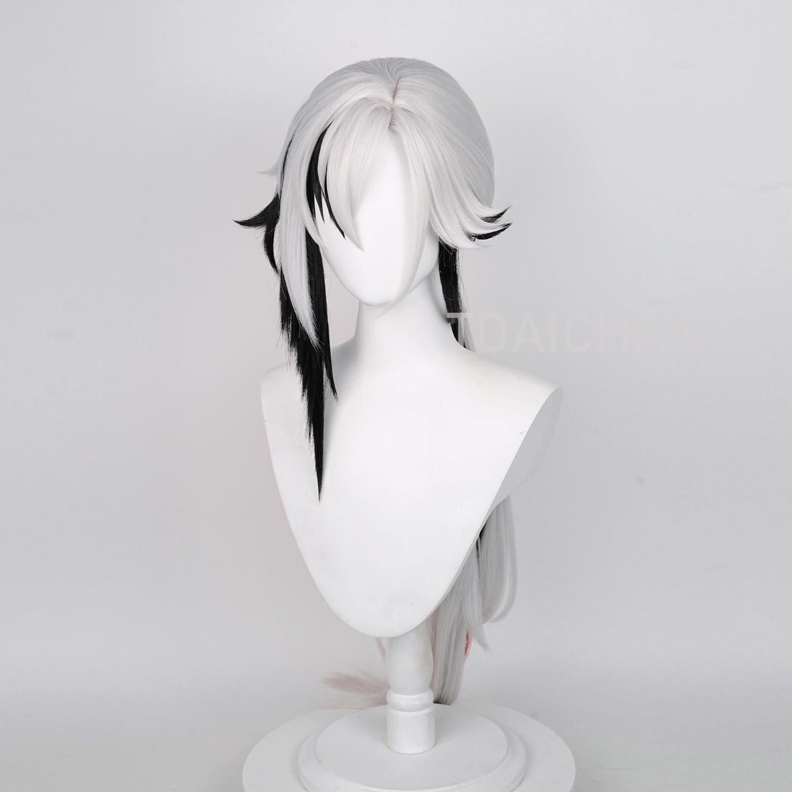 شعر مستعار تنكري طويل من جينشي - مراجعة Cosplay Anime Black وسعره