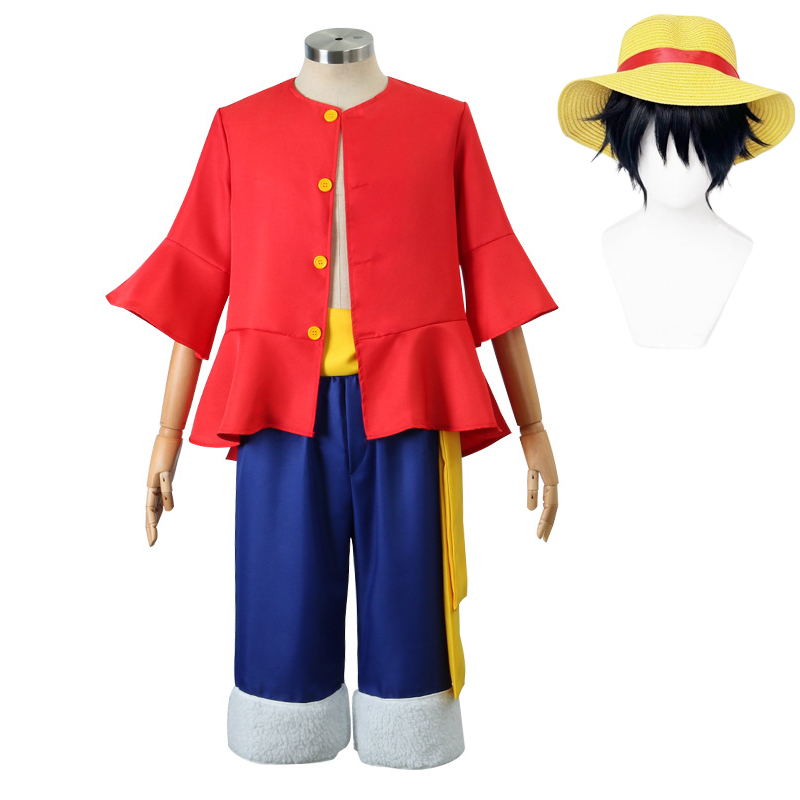 لوفي تأثيري حلي قبعة شعر مستعا - مراجعة Anime Cosplay One Piece وسعره