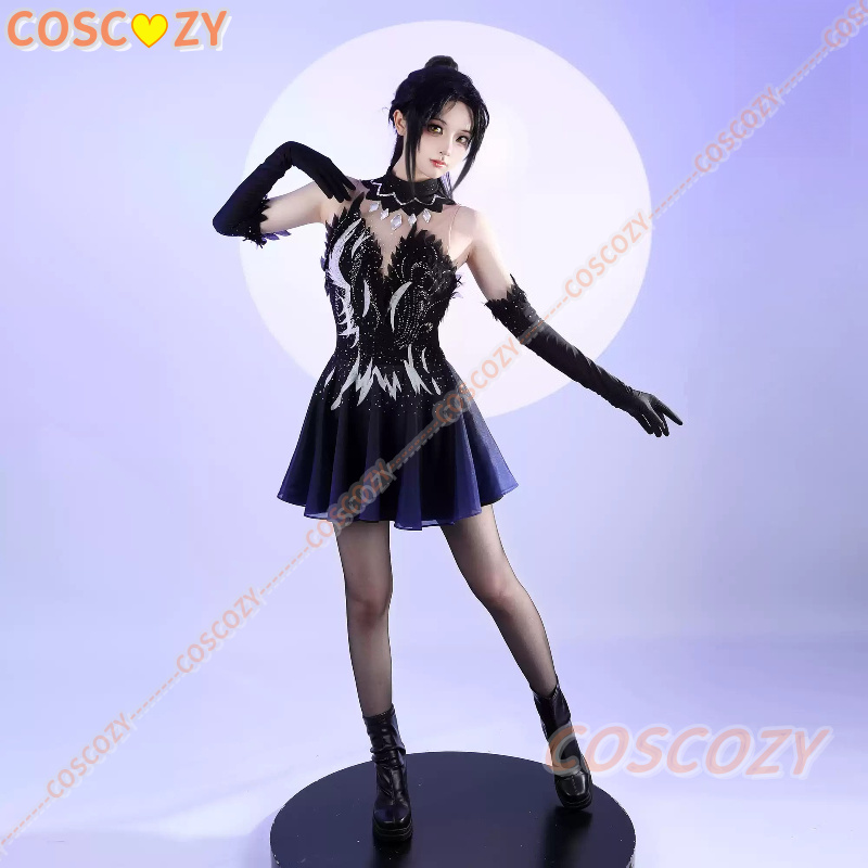زي كوسبلاي كامل للنساء من ميدي - مراجعة Cosplay Anime Black وسعره