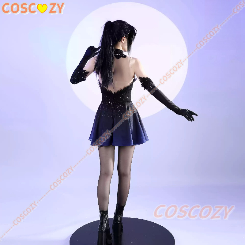 زي كوسبلاي كامل للنساء من ميدي - مراجعة Cosplay Anime Black وسعره
